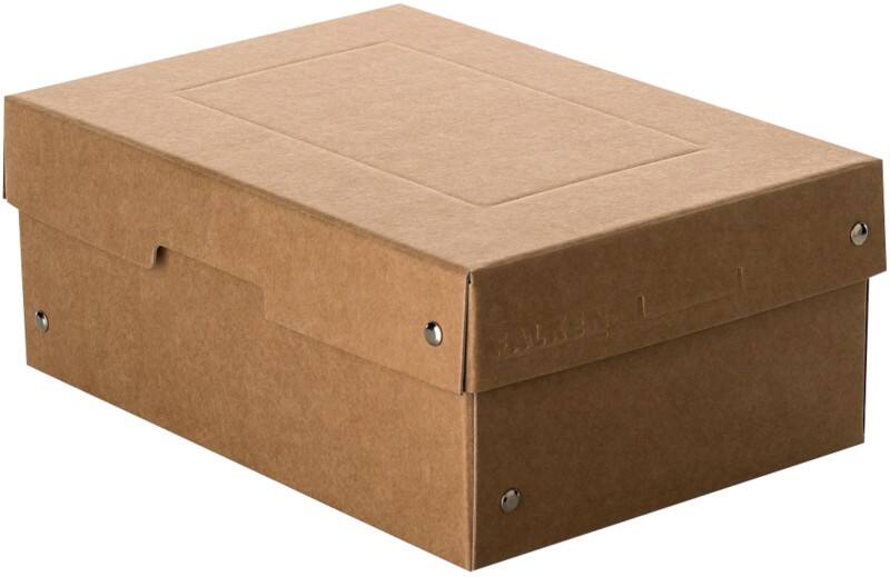 Boîte de rangement Falken Carton Pure Brun 100mm x 100mm x 180mm