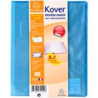 Couverture de livre Exacompta Kover 170 x 220 mm Plastique, PVC (Polychlorure de vinyle) Multicolore 60 unités