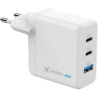 Chargeur XLayer 65 W 2 USB-C 65 W, 1 USB-A 60 W Blanc