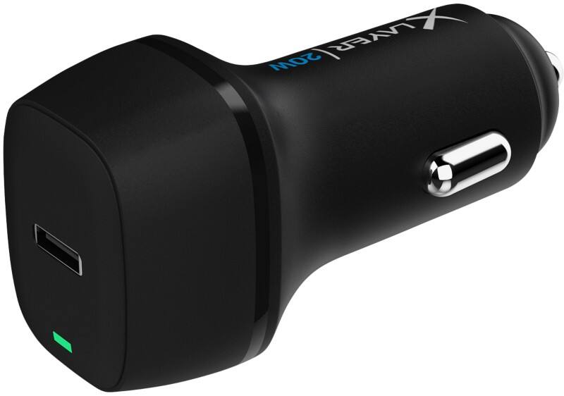 Chargeur de voiture XLayer 20 W 1 USB-C 20 W Noir