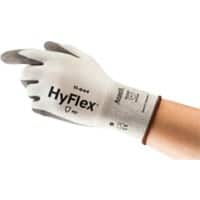 Gants Ansell Hyflex 11-644 Élasthanne, HPPE (Polyéthylène haute performance), Nylon, PU (Polyuréthane) Taille 7 Blanc 12 paires