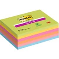 Post-it Super Sticky Notes 203 x 153 mm Kleurenassortiment 6 Blokken à 45 Vellen