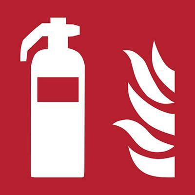 Djois Veiligheidsbord Brandblusser Klevend, schroeven PP (Polypropeen) 20 (B) x 0,14 (H) cm