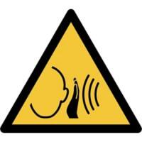 Djois Veiligheidsbord Waarschuwing: plots hard geluid Klevend, schroeven PP (Polypropeen) 15 (B) x 0,14 (H) cm