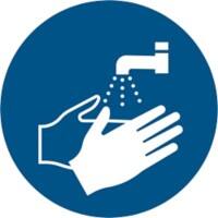 Djois Veiligheidsbord Handen wassen verplicht Klevend, schroeven PP (Polypropeen) 10 (B) x 0,14 (H) cm