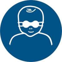 Djois Veiligheidsbordje Opaak oogbescherming kinderen verplicht Klevend, schroeven PP (Polypropeen) 10 (B) x 0,14 (H) cm