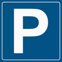 Panneau de sécurité Djois Parking Adhésif, à visser PP (Polypropylène) 10 (l) x 0,14 (h) cm