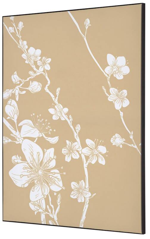 SHOWDOWN Japanese Blossom Textielen Wanddecoratie Multikleur Aluminium