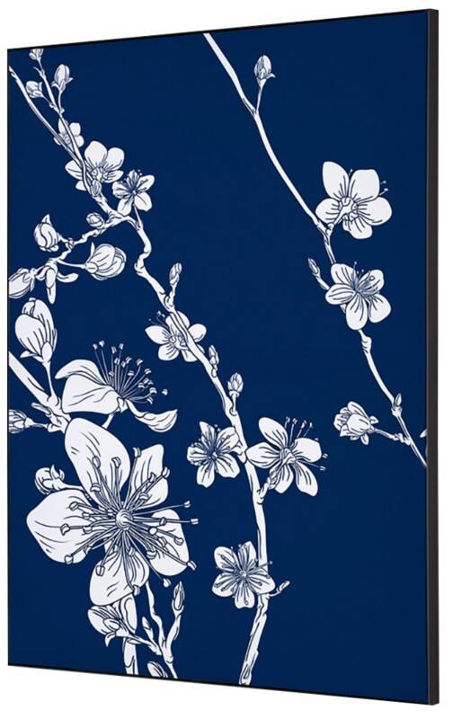 SHOWDOWN Japanese Blossom Textielen Wanddecoratie Multikleur Aluminium