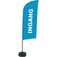 Drapeau publicitaire SHOWDOWN Entrance Droit 330 x 89 cm Simple face Aluminium