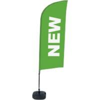 Drapeau publicitaire SHOWDOWN New Droit 330 x 89 cm Simple face Aluminium