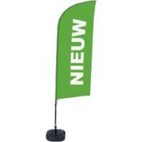 Drapeau publicitaire SHOWDOWN New Droit 330 x 89 cm Simple face Aluminium