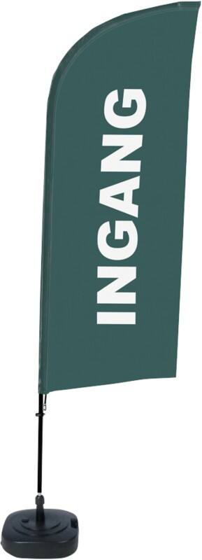 Drapeau publicitaire SHOWDOWN Entrance Droit 330 x 89 cm Simple face Aluminium