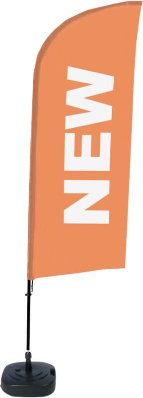 Drapeau publicitaire SHOWDOWN New Droit 330 x 89 cm Simple face Aluminium