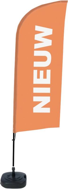 Drapeau publicitaire SHOWDOWN New Droit 330 x 89 cm Simple face Aluminium