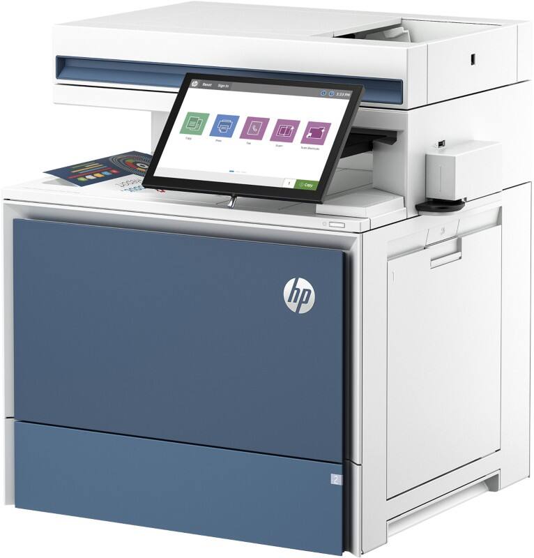 Imprimante multifonction HP Color Enterprise Flow 5800zf Couleur Laser A4 Blanc