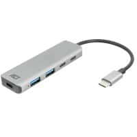 ACT USB-C-hub AC7072 4 poorten