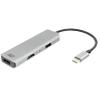 ACT USB-C-multipoort-adapter AC7013