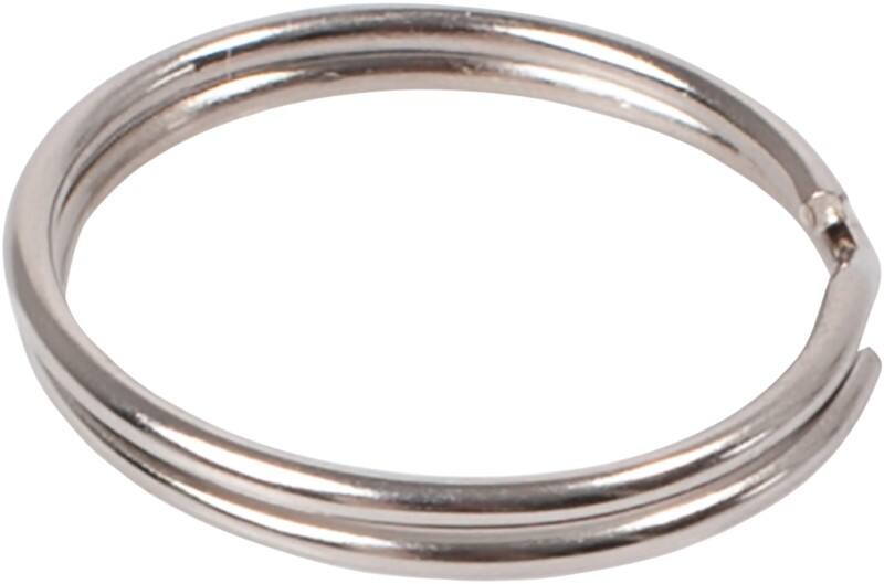 Porte-clés Pavo Métal Argenté 19 mm