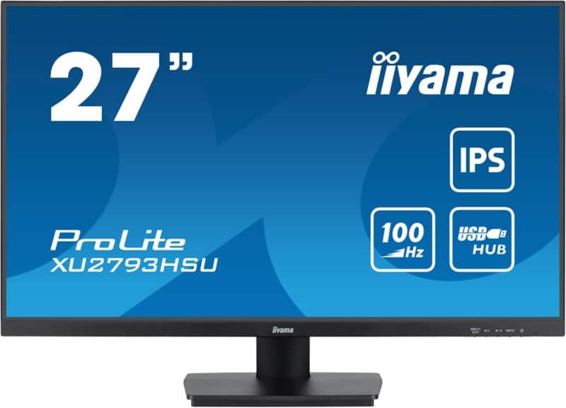 Moniteur iiyama ProLite 68,6 cm (27'') IPS XU2793HSU-B6 Noir