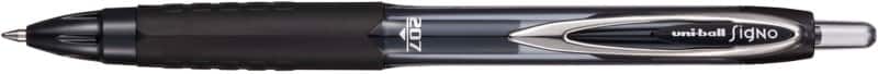 Stylo roller uni-ball Signo UMN-207 Rétractable Noir 0,4 mm Moyen Rollerball Rechargeable 70% Recyclé