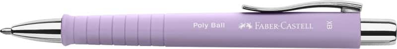 Faber-Castell Poly Ball Intrekbaar Balpen Blauw 0,6 mm Extra breed Balpen Navulbaar