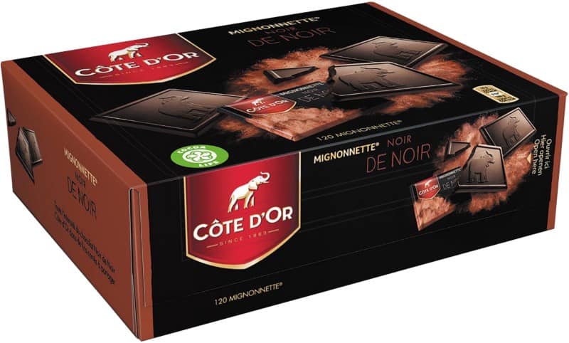 Chocolat Côte d'Or MIGNONNETTE NOIR DE NOIR 120 Unités