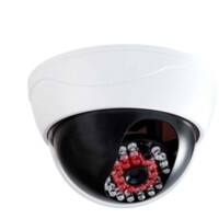 Caméra de surveillance factice Nedis Dôme Alimenté par pile Intérieur DUMCD20WT Blanc