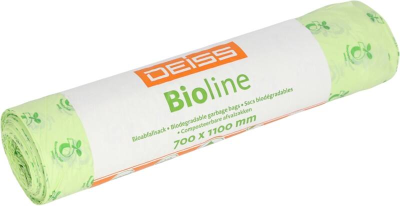 DEISS Bioline Vuilniszakken 120 l Groen 10 Stuks
