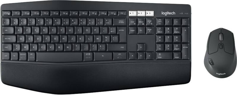 Logitech Toetsenbord en muis Draadloos AZERTY Zwart MK850
