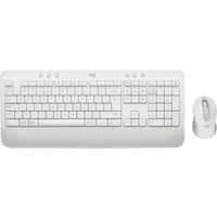 Clavier et souris Logitech Business Sans fil QWERTY Avec Bluetooth Blanc MK650