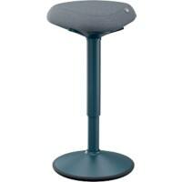 Tabouret debout Leitz Ergo 6545 avec assise confortable et réglable 57 - 82 cm jusqu'à 110 kg gris foncé