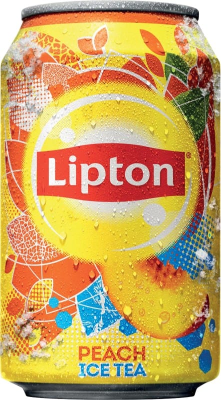Lipton Frisdrank Perzik Blikje 24 Stuks à 330 ml