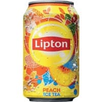 Lipton Frisdrank Perzik Blikje 24 Stuks à 330 ml