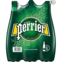 Eau pétillante Perrier 6 bouteilles de 1 L