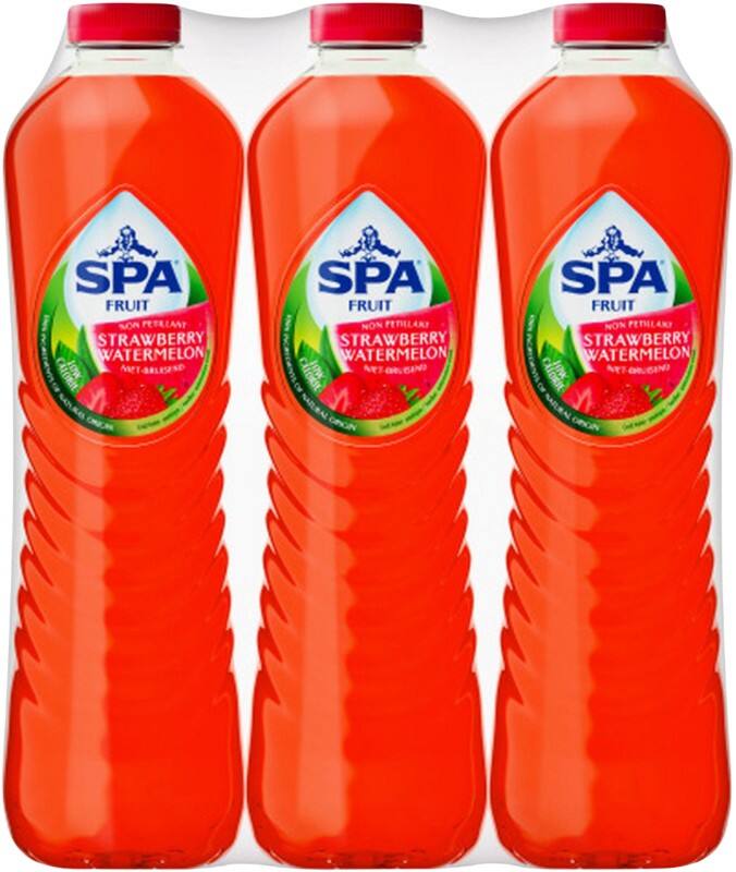 Spa Fruit Frisdrank Aardbei-Watermeloen 24 Flessen à 400 ml