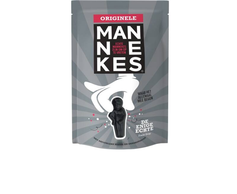 matthijs Originele Echte Mannekes Zoute drop Snoep 225 g