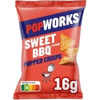 Chips POPWORKS Sweet Barbecue 16 g 12 unités