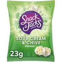 Snack a Jacks Rijstwafel Sour Cream and Chives Pak van 8 à 23 g