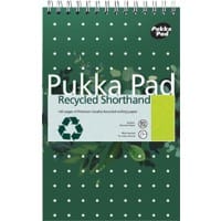 Pukka Notitieblok A5 Gelinieerd Dubbeldraads Bovengebonden Karton Harde rug Groen Geperforeerd  160 Pagina's 3 Stuks à 160 Vellen 