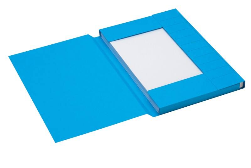 Djois Secolor Map Folio Blauw Karton 225 g/m²