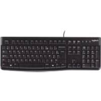 Logitech Business Toetsenbord Bedraad AZERTY Zwart K120