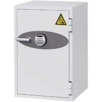 Coffre-fort Phoenix Battery Fighter Serrure électronique 84 L BS0442E Blanc