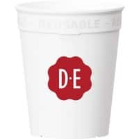 Douwe Egberts Hard Bekers en deksels PP (Polypropeen) 250 ml Wit, zwart 250 mm 5 Stuks