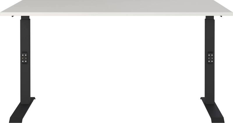 Bureau GERMANIA AGENDA Hauteur ajustable Gris clair 1400 (l) x 800 (p) x 910 (h) mm