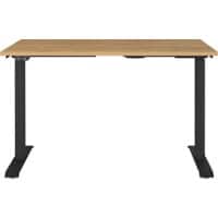 Bureau GERMANIA AGENDA Hauteur ajustable électriquement Chêne 1200 (l) x 800 (p) x 1200 (h) mm