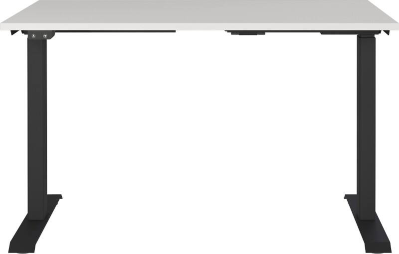 Bureau GERMANIA AGENDA Hauteur ajustable électriquement Gris clair 1200 (l) x 800 (p) x 1200 (h) mm