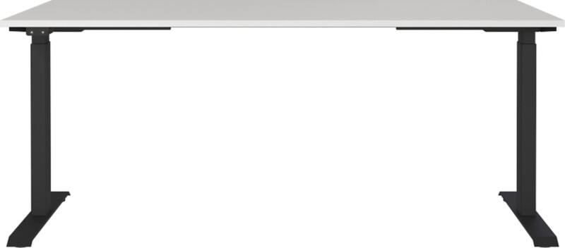 Bureau GERMANIA AGENDA Hauteur ajustable électriquement Gris clair 1800 (l) x 800 (p) x 1200 (h) mm