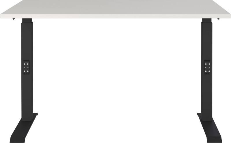 Bureau GERMANIA AGENDA Hauteur ajustable Gris clair 1200 (l) x 800 (p) x 910 (h) mm