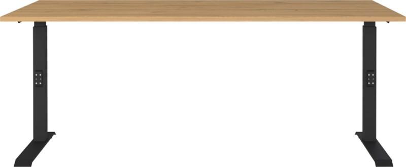 Bureau GERMANIA AGENDA Hauteur ajustable Chêne 1800 (l) x 800 (p) x 910 (h) mm